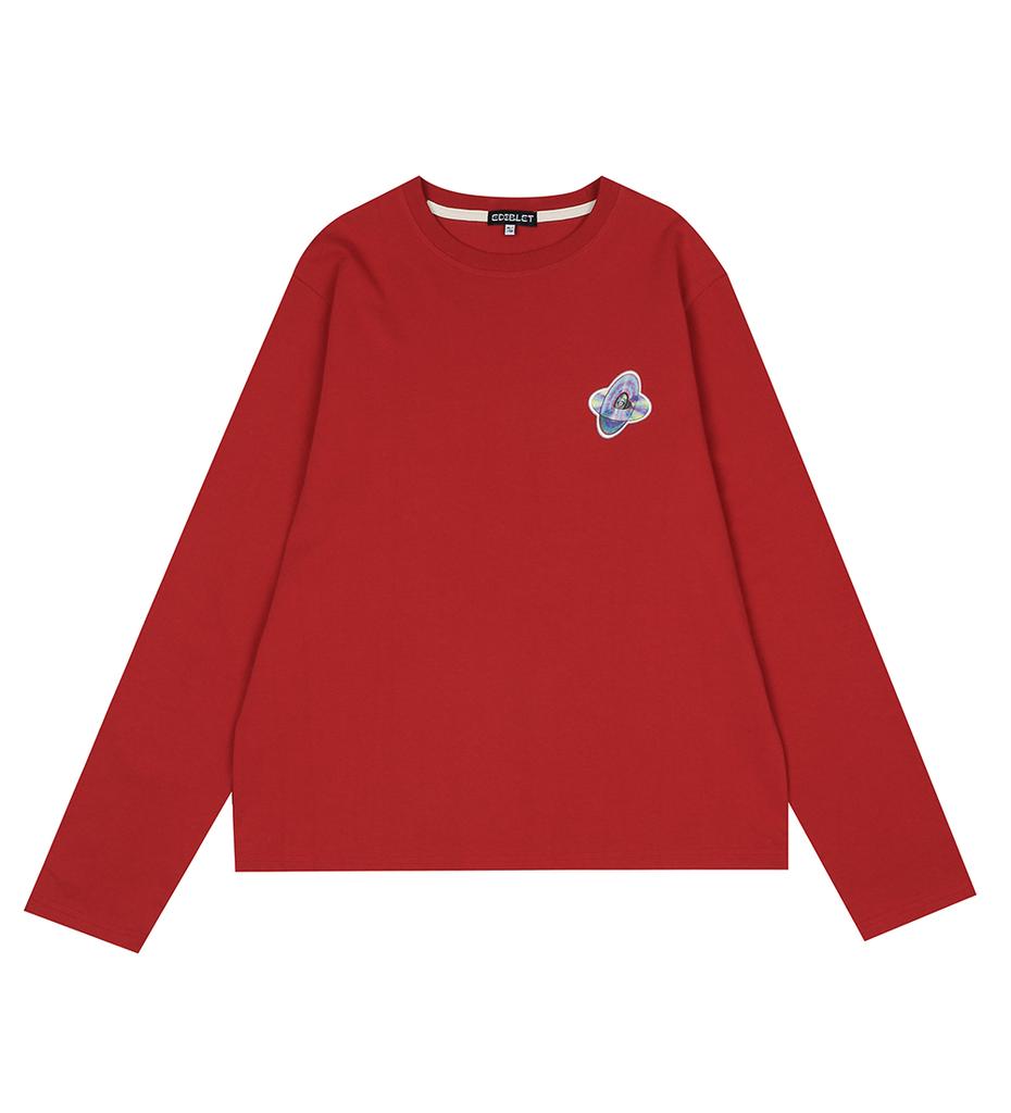 EDIBLET Millenium Disc Printed Long Sleeve T-Shirt