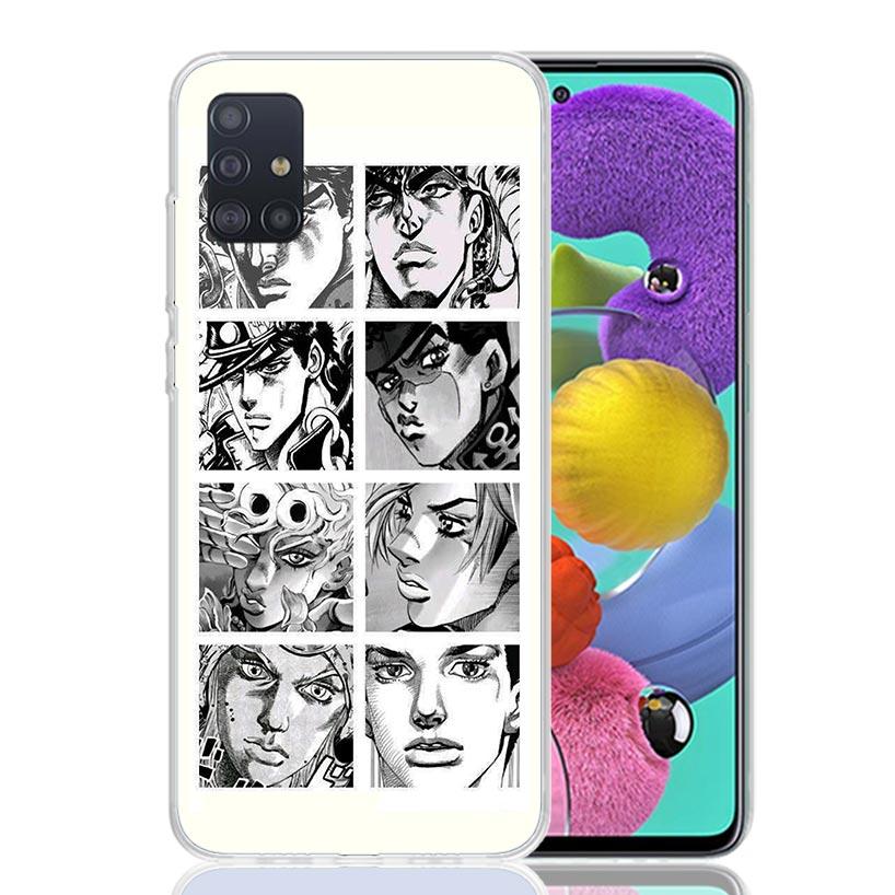 Чехол для телефона JoJo's Bizarre Adventure для Samsung Galaxy A52 A32 A22 A12 A02S A50S A30S A51 A31 AA71 Note 20 Ultra 10 S10 Plus G