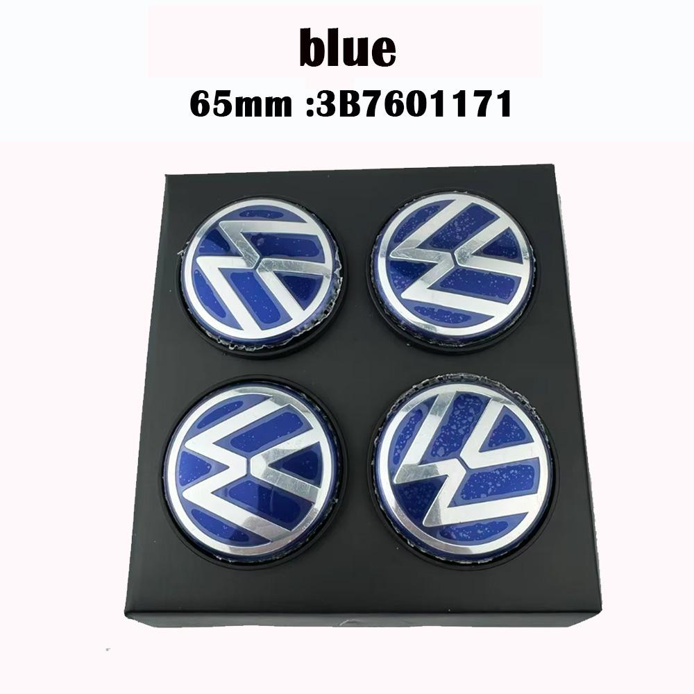 4pcs 56mm 65mm VW floating Car Wheel Center Caps Hubcap Cover for VW Jetta MK5 Golf Passat styling CC Golf 3B7601171 1J0601171 zd2