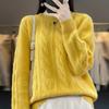 Navava Casual Cable Knit Round Neck Long Sleeve Nk2441