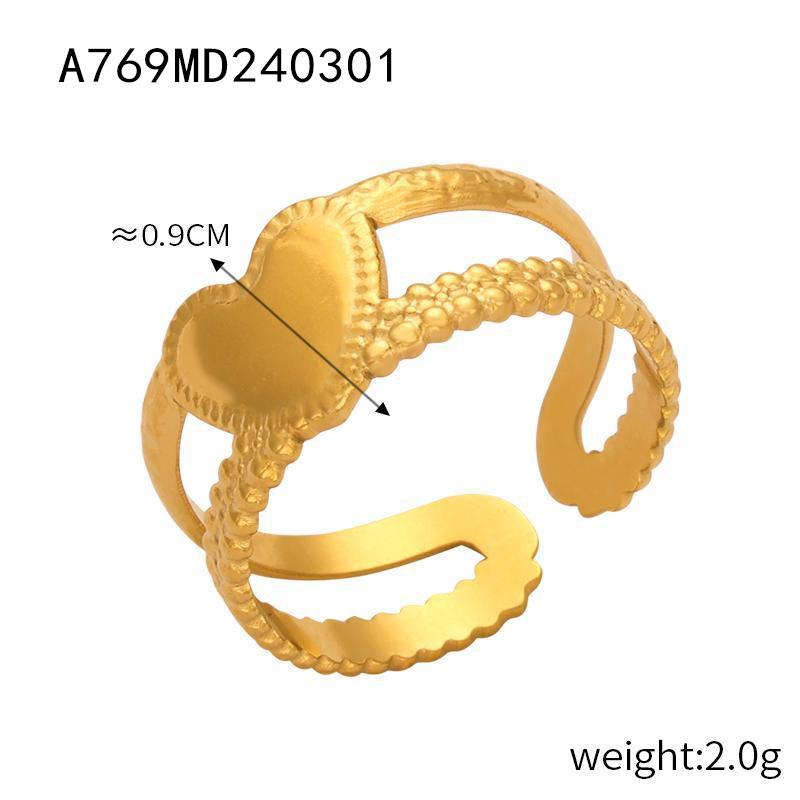 Британский ветер титановые стальные ювелирные изделия модные индивидуальные простые кольца Wind Line 18k Gold цвет удерживающее кольцо серии