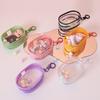 10cm Transparent Dustproof PVC Blind Box Display Bag - Mini Cute Ins Style Stroller Bag with Pendant Holder