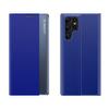 Чехол-книжка Samsung S24 Ultra Blue с функцией Sleep View от Hurtel