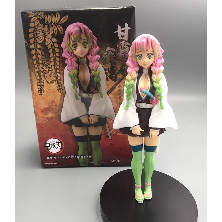 Убийца демонов Nezuko Tanjirou Zenitsu Inosuke Tengen Sanemi Muichirou Mitsuri Obanai Muzan Akaza Figure Коллекционная модель игрушки