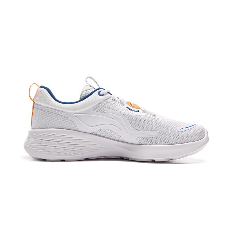 Li Ning Скользкие Устойчивые к истиранию Низкие Повседневные Беговые Кроссовки Мужские Стандартные Белые ARSV121-3