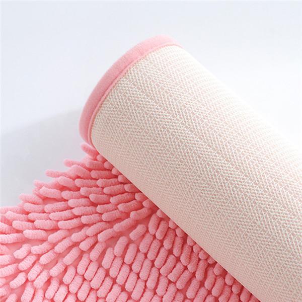 Luxury Soft Microfiber Shaggy Mats Bath Mat for Bathroom Anti Slip Bathroom Rug In The Toilet Absorbent Fur Bathroom Rug