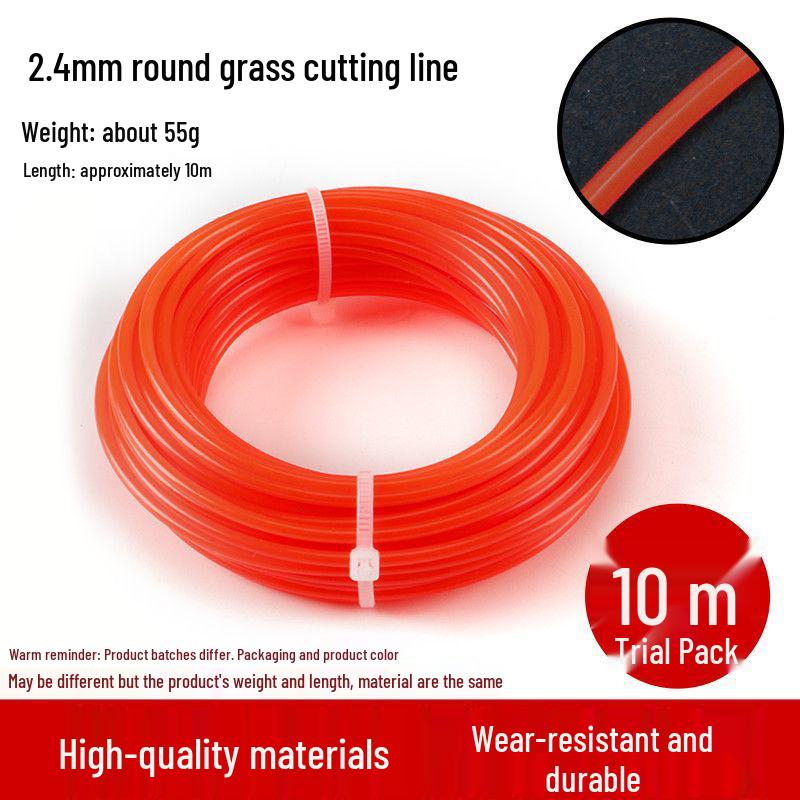 Universal Wear-Resistant Nylon Steel Wire Trimmer Line for Lawn Mower Heads