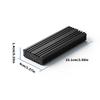 Алюминиевый корпус M.2 NVMe USB3.2 Скорость передачи 20 Гбит/с Отвод тепла Простая установка для 2230 2242 2260 2280