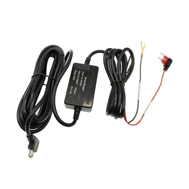 12~30 В 2A Автомобильный видеорегистратор Регулятор Линия Автомобильный видеорегистратор Кабель питания для безопасной записи