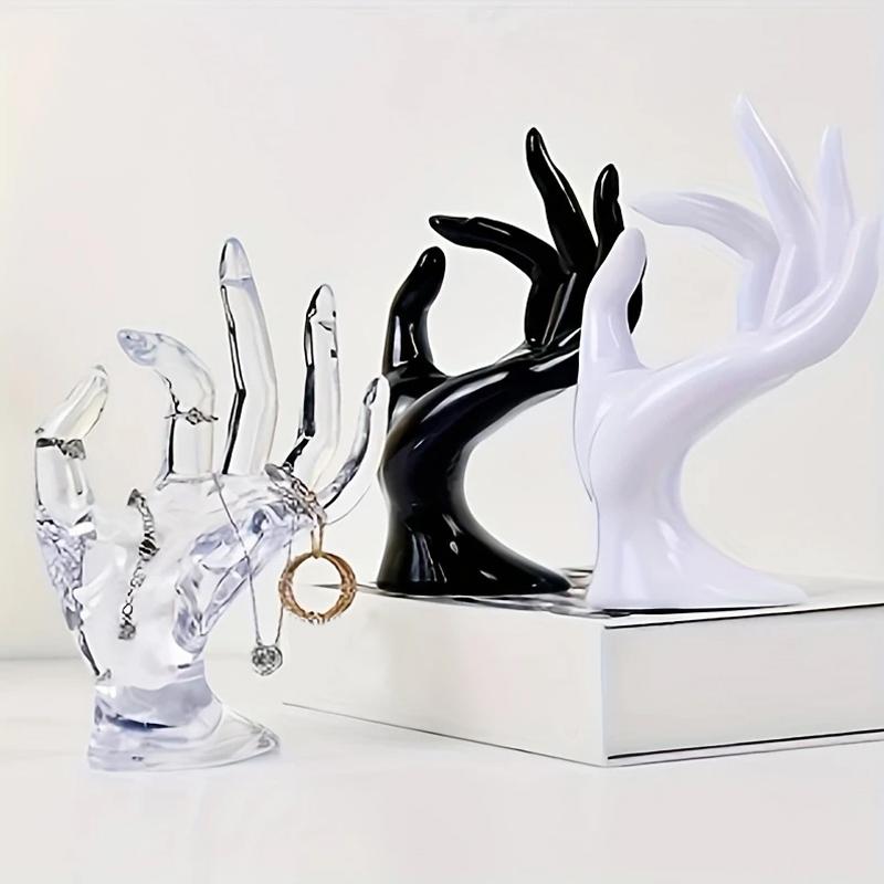 1 шт. Прозрачная подставка для браслетов из смолы, изысканная подставка для ювелирных изделий, украшение для дома, 16,5x7 см