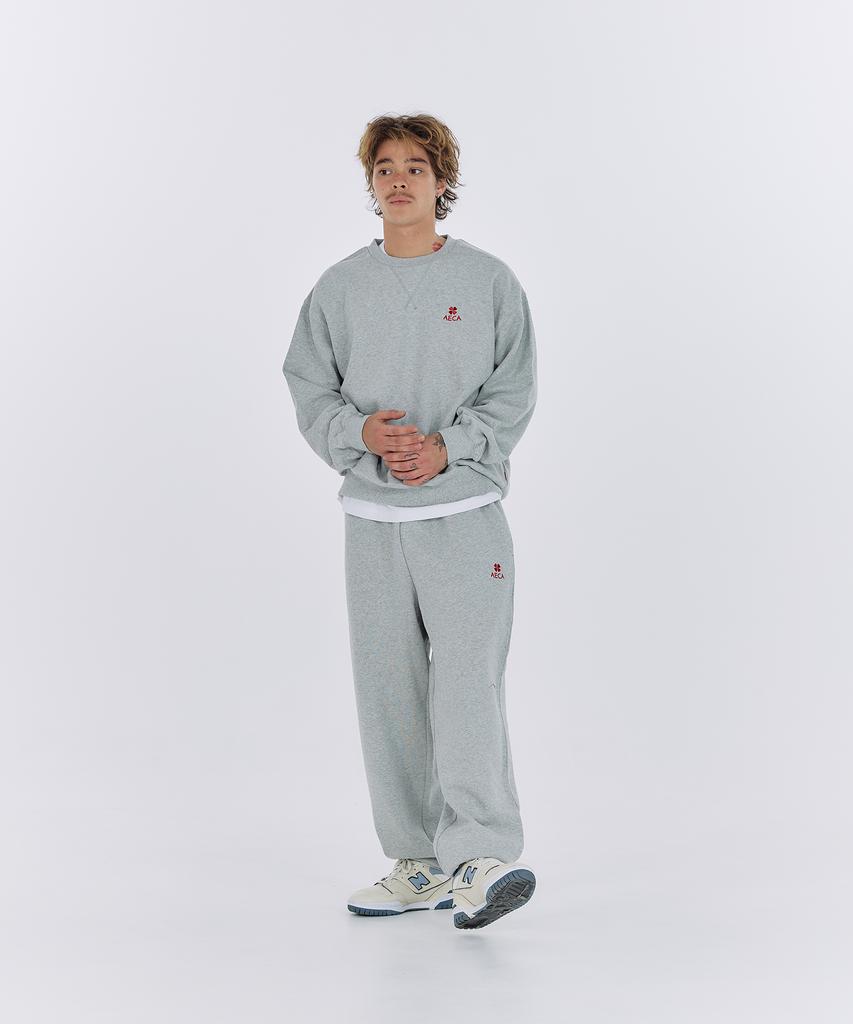AECA Everyday Aeca Clover Sweat Shirts-Grey