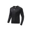 Li Ning Running Series Casual Reflective Slim Fit Pullover Sports Fitness Top Men tops Black ATLR067-1