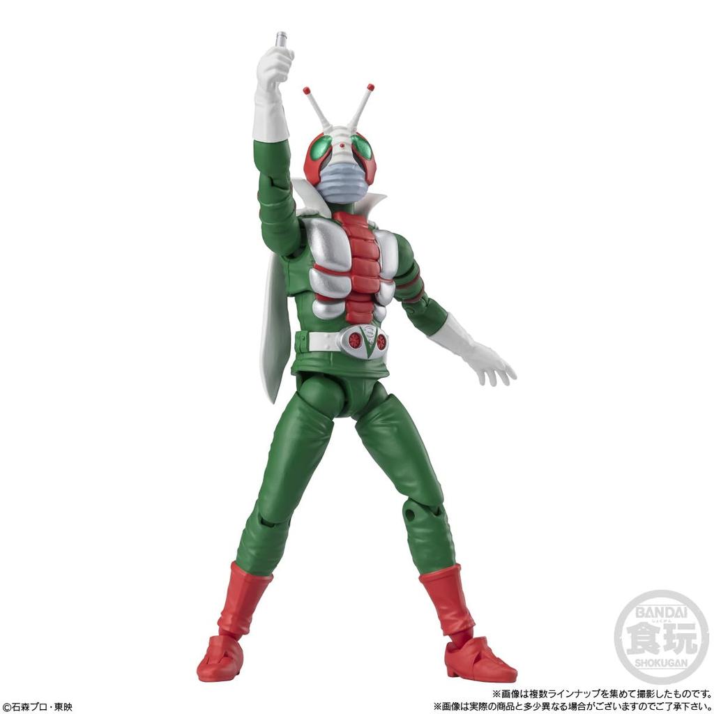 BANDAI Kamen Rider 9 Candy Gum Rider Shodo-XX (10 кусочков) Игрушка/Жевание (Серия Камен)
