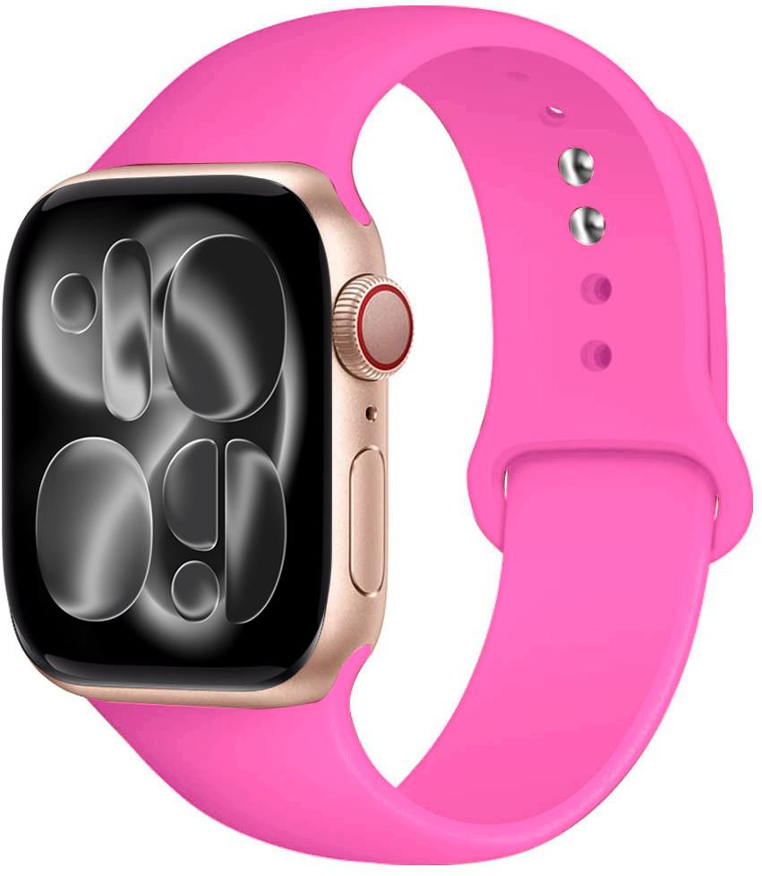 Силиконовый ремешок Для Apple Watch 11 band 44mm 40mm 49mm 45mm 41mm 38 46mm 42mm correa bracelet iWatch series 9 8 7 6 SE ultra 2 3