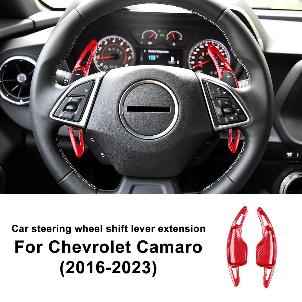 Для Chevrolet Camaro 2016 2017 2018 - Накладки на подрулевые лепестки переключения передач, ABS, отделка под углеволокно, аксессуары