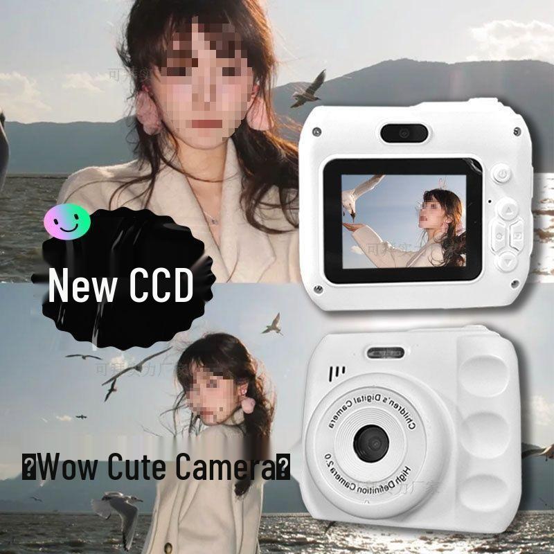 HD Polaroid-камера с двумя объективами для студентов - Милая и портативная, мгновенная передача фото на телефон, цветные снимки 12 МП