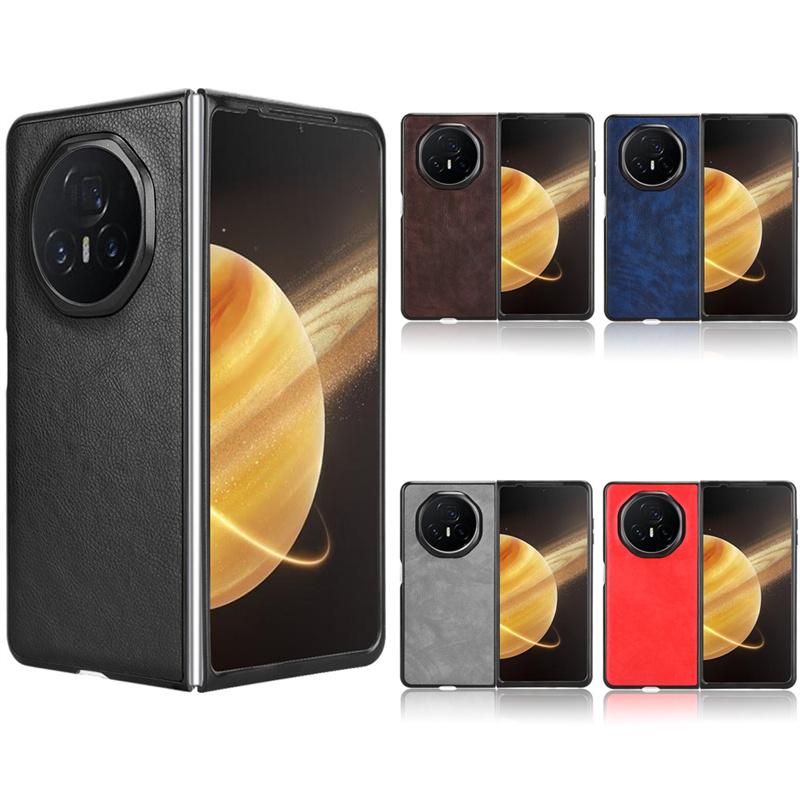 Чехол для Honor Magic V3 с рисунком кожи личи из искусственной кожи и чехлом для ПК Чехлы для телефонов Honor MagicV3 v3