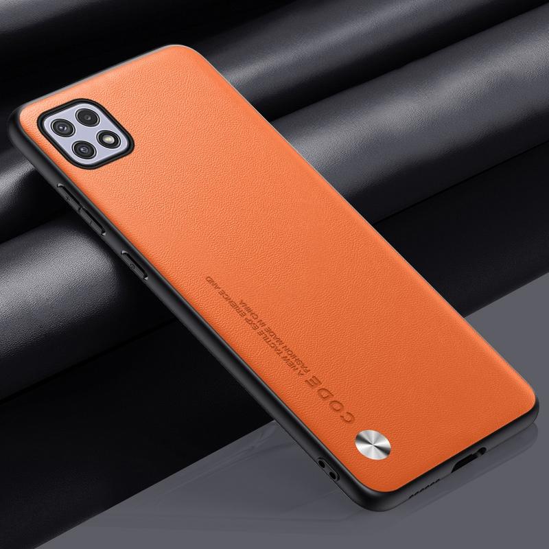 Роскошный чехол из искусственной кожи для Samsung Galaxy A22 5G, задняя крышка, матовый силиконовый противоударный защитный чехол для телефона Samsung A22 5G