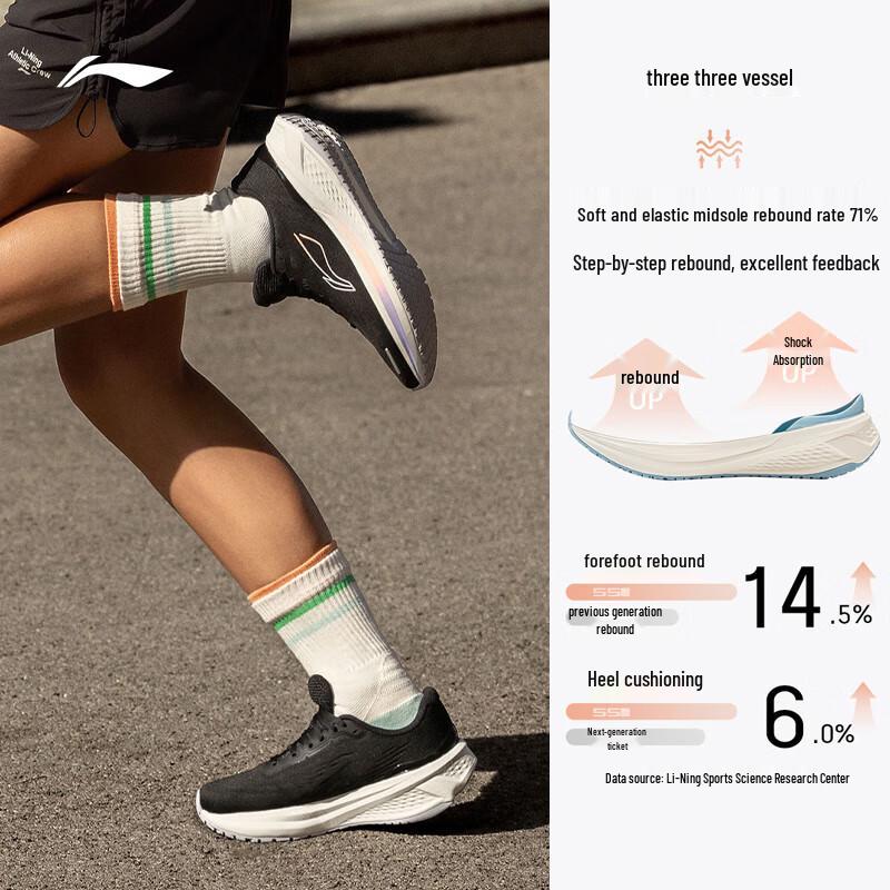 Li-Ning Wu Yue 3.0 V2 Женские повседневные кроссовки для бега