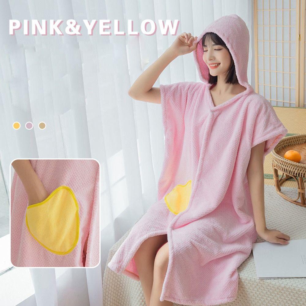 Bathroom Quick-Drying Absorbent Wearable Pineapple Bath Towel Bathrobe Beach Cloth Sauna Towels