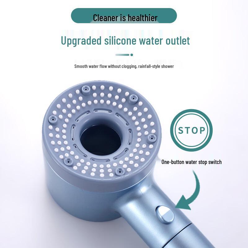 LANGZHIWEN 5-Mode Adjustable Filtered Handheld Shower Head