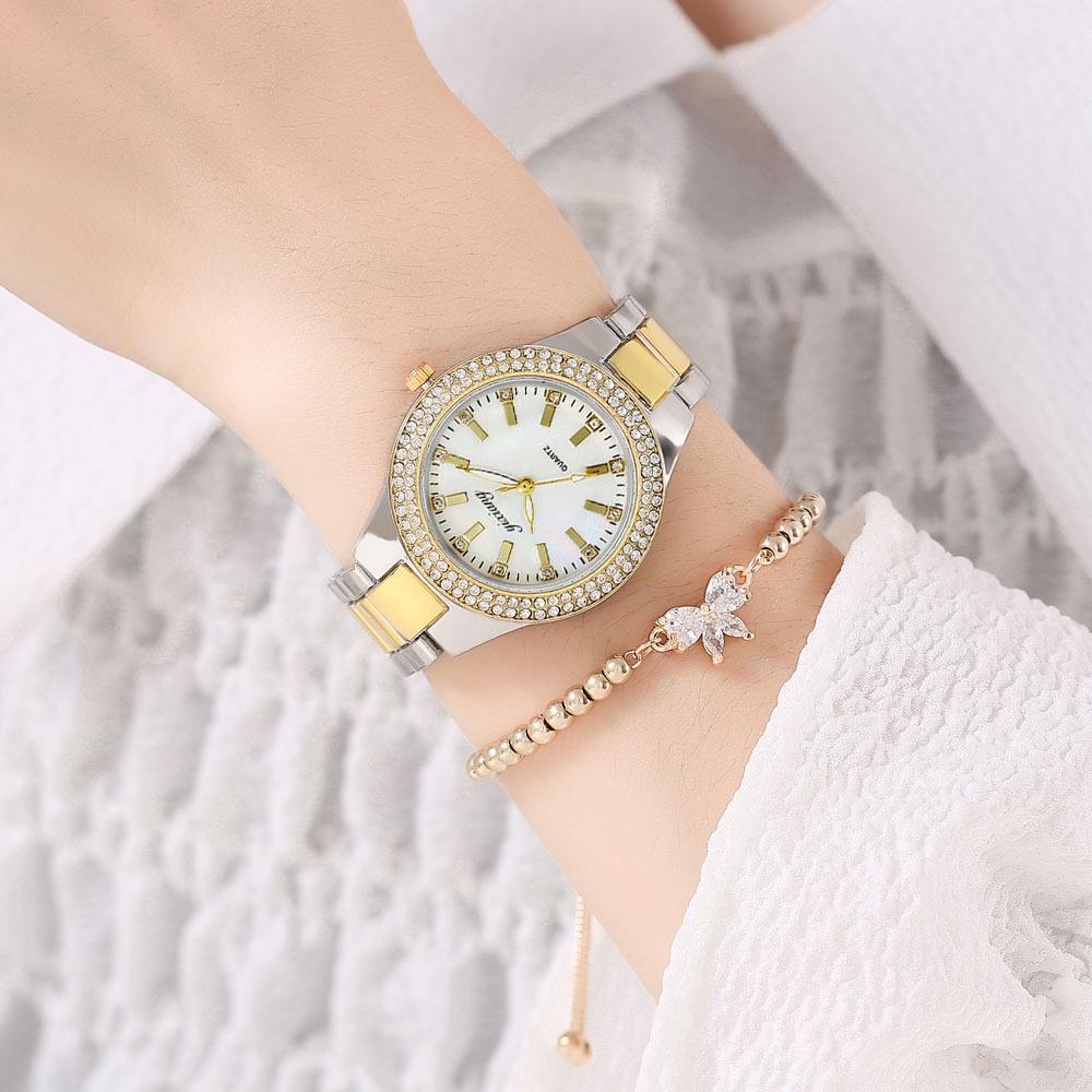 Водонепроницаемые женские часы, роскошные кварцевые часы из нержавеющей стали, повседневные спортивные часы, модные аксессуары