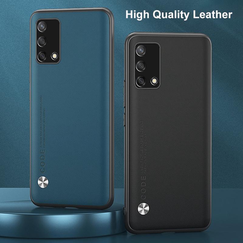 Роскошный кожаный чехол для телефона OPPO A54 A74 A94 A95 4G 5G задняя крышка матовый силиконовый защитный чехол для OPPO F19 Pro Plus Coque