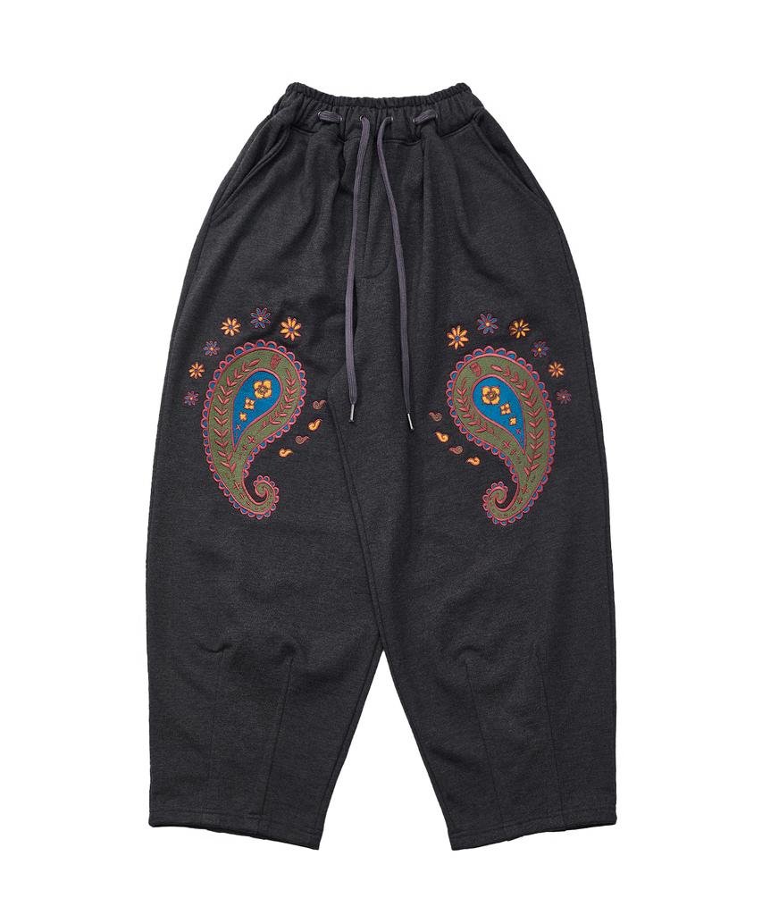 A NOTHING Paisley Emb. Спортивные штаны H-T (Древесный уголь)