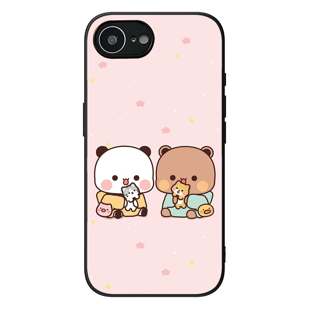 Cover for Motorola Moto Edge 50 30 Fusion 40 NEO Ultra Pro E14 G20 E15 G35 G84 G13 G53 Case B-Bubus D-Dudus Panda Bear kawaii