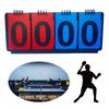 4-Digit Scoreboard Score Keeper Tabletop Counter Score Flipper  Sports Referee