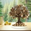 2D плоское акриловое Денежное дерево, Настольное украшение, Для помещений и улицы - Батарейки/электричество не требуются, Украшение на День Рождения, Магазин