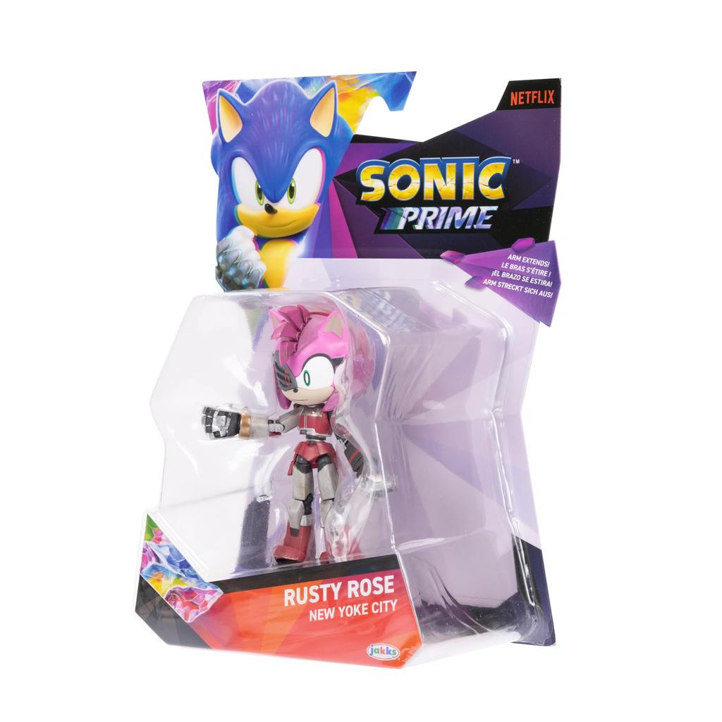 Sonic Prime 5-inch Articulated Action Figure - Rusty Rose York City