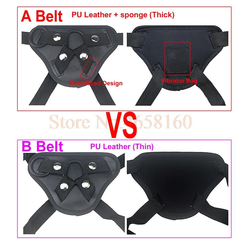 5 / 6 / 7 Inch Big G-Spot Dildo Strap-On Harness Kit Silicone Dildo Strapon Penis Bullet Vibrator Couples /  Lesbian Sex Toys