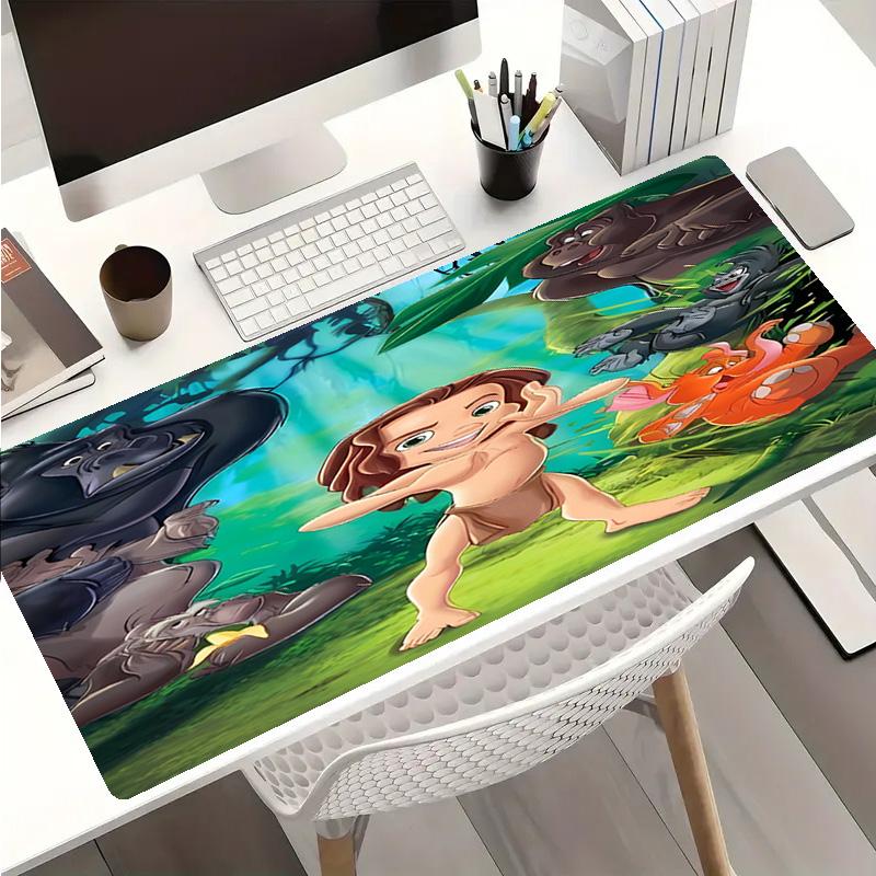 The Jungle Book1 Theme Premium Non-slip Mouse Pad with Stitched Edges,Durable Rubber Material,for Desktop & Gaming Great Gifts