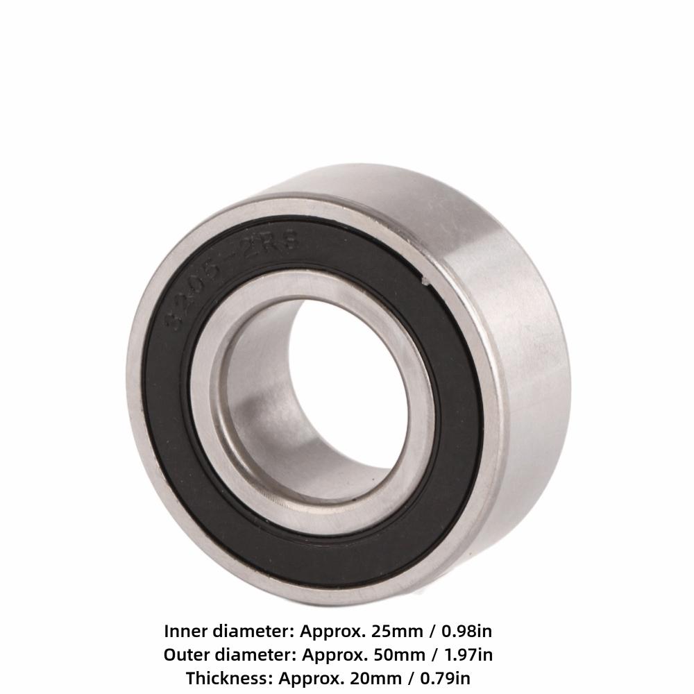 3205-2RS Double Row Ball Bearing Steel Angular Contact Bearing Bike Bottom Bracket