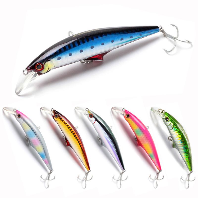 Minnow Sinking Fishing Lure Hard Plastic Trout Lure Artificial Bait Pesca Wobbler Fishing for Pike Bass Crankbait