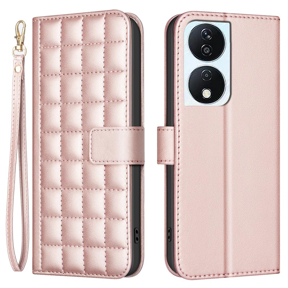 For Honor 90 Smart/X7b 4G Case Leather Phone Cover Magnetic Clasp