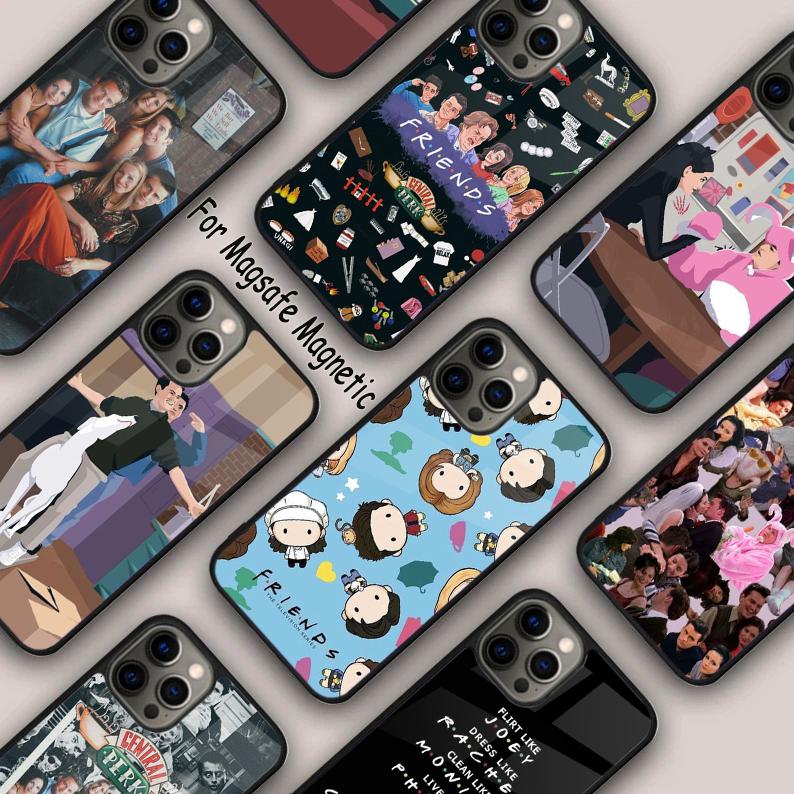 Friends Series Magnetic Phone Case For APPLE iPhone 17 Air 16 14 13 12 Pro Max 15 Plus Wireless Charge With MagSafe Cover