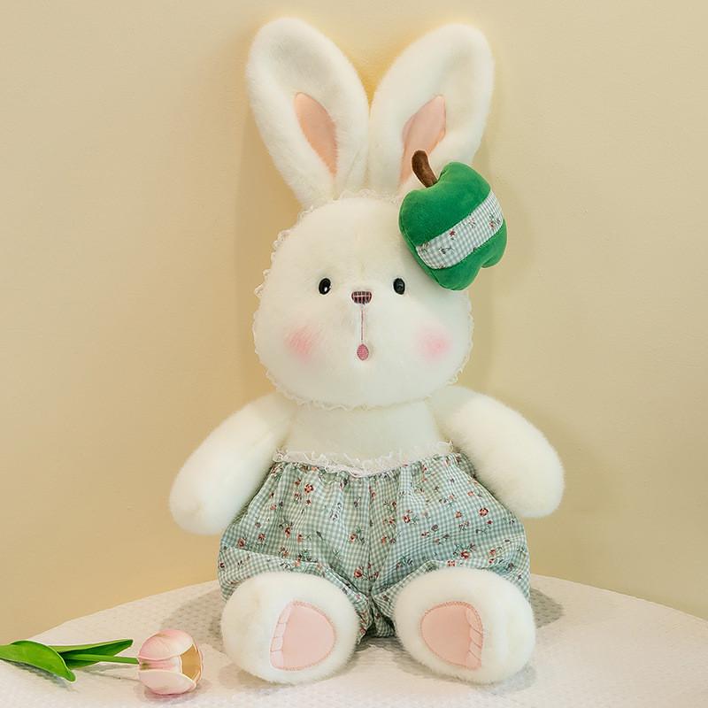 Adorable Warm Sun Fruit Rabbit Plush Toy Soft Stuffed Doll For Kids Bedtime Gift