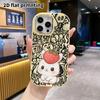 Phone Case: 2D flat design suitable for iPhone 18 17 16 15 14 13 Pro protective case, couple style, simple and cute, Christmas and Halloween gift