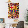 Barcelona Club Customize Your Name Tapestry Customizable Wall Tapestry Vibrant Fade-Resistant Print Suitable for Dorm Room Four Seasons Decor