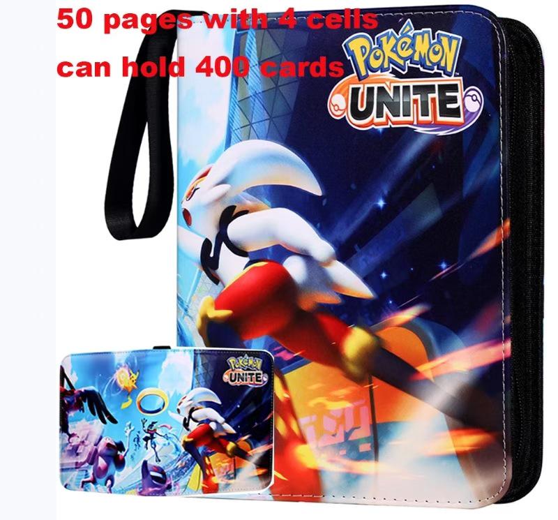 Pokémon Card Collection Book: 4-Grid & 9-Grid PU Game Album