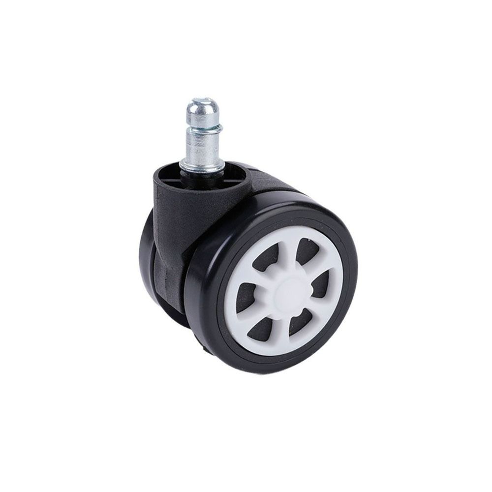 Quiet 360 Degree Swivel Smooth Wear-resistant Luggage Wheels Sturdy Removable Furniture Casters Furniture Accessories