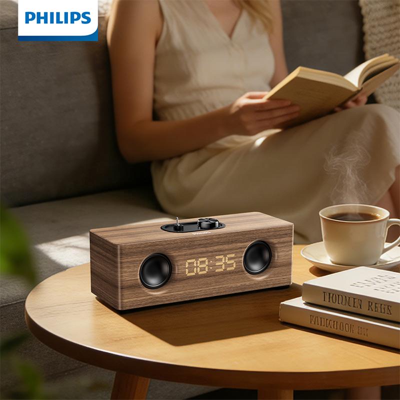 Philips Bluetooth-динамик SPA3909 Bluetooth-динамик Деревянный корпус толщиной 9 мм