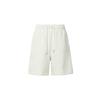 Solid Color Drawstring Shorts Men Bottoms Oatmeal-Heather FJ0701-141