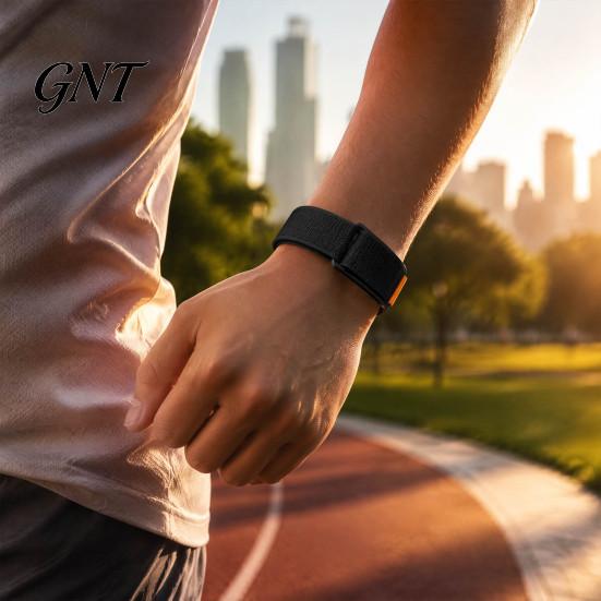 Flexible Nylon Weave Strap for Fitness Band Fitbit Air, Breathable Woven Sport Strap, Adjustable Replacement Comfortable Sleep Daily Use Wristband Men