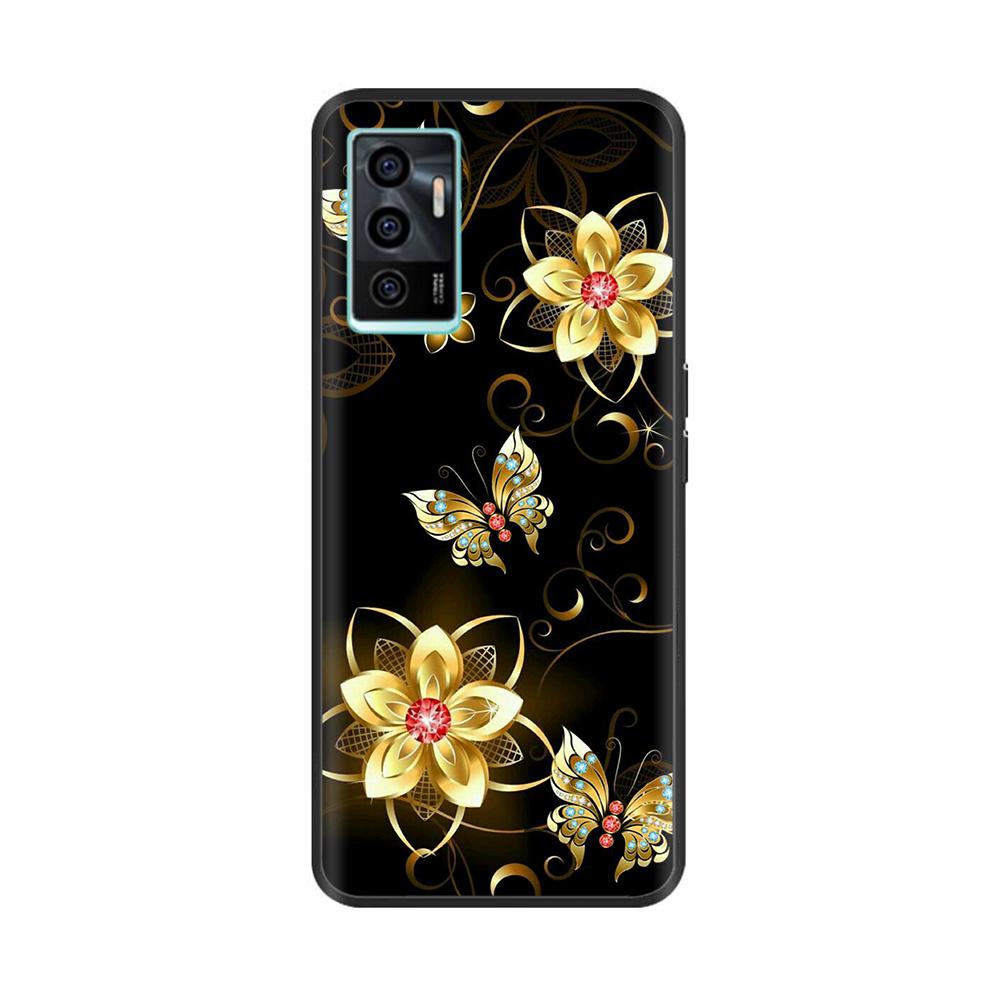 Чехол для vivo V23e Мягкий силиконовый чехол Задняя крышка для vivo V23e 5G Силиконовый чехол для телефона V2126 v 23e vivoV23e Бампер Coque Fundas