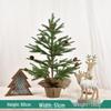 Mini Flocked Christmas Tree with Pine Cones - Desktop Holiday Decoration