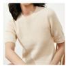 Navava Solid Rib ShorT Sleeve Round Neck KniT T shirT Nk2261