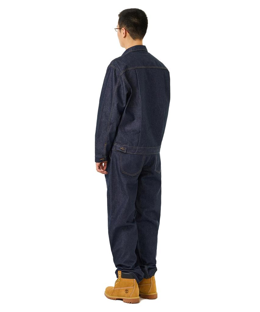 LAUGHER [Non-Faded] Cowboy Denim Pants - Deep Blue